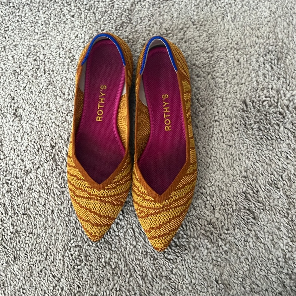 Rothy’s Golden Zebra Points - Size 7 - image 2